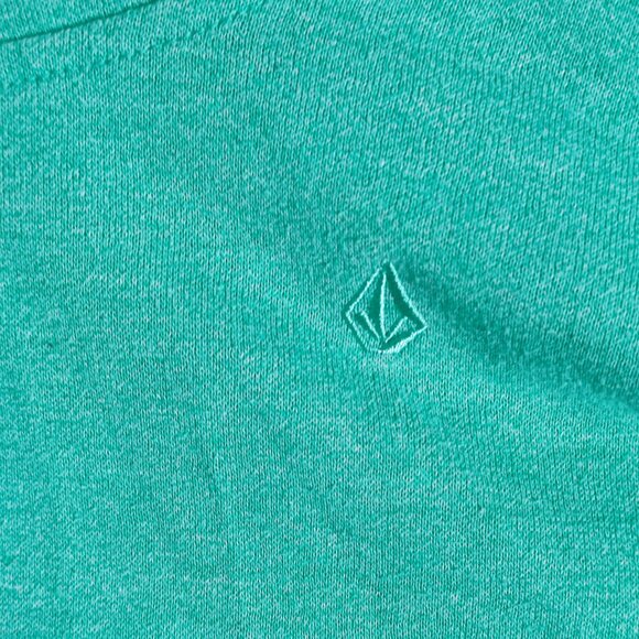 Volcom hoodie boys size L mint green colour Moclov high neck skater hoodie - Picture 4 of 10